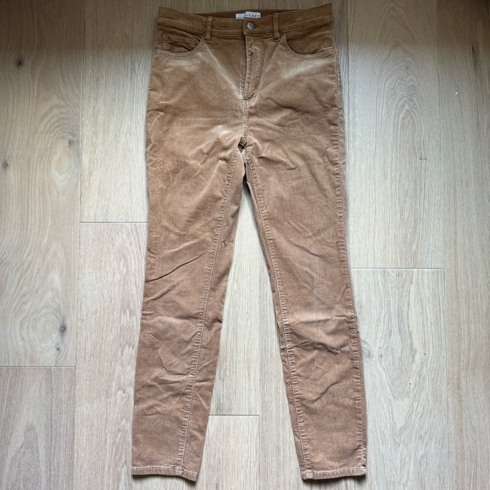 LOFT Women's Skinny Cords in Tan